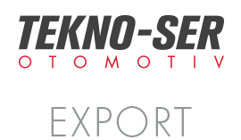 Teknoser Otomotiv - Export